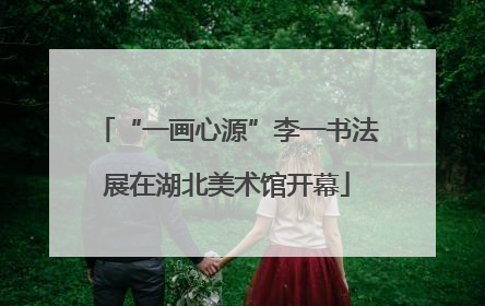 “一画心源”李一书法展在湖北美术馆开幕