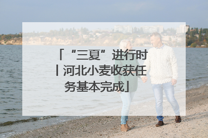 “三夏”进行时丨河北小麦收获任务基本完成