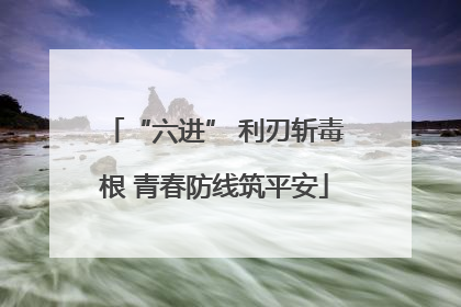 “六进” 利刃斩毒根 青春防线筑平安
