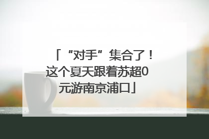 “对手”集合了！这个夏天跟着苏超0元游南京浦口