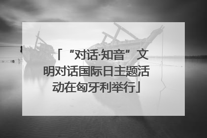 “对话·知音”文明对话国际日主题活动在匈牙利举行