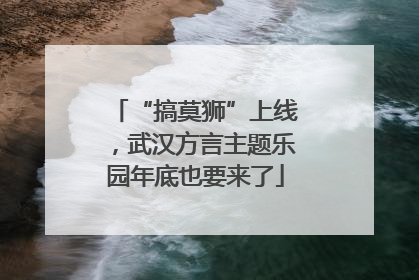 “搞莫狮”上线，武汉方言主题乐园年底也要来了
