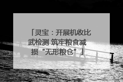 灵宝：开展机收比武检测 筑牢粮食减损“无形粮仓”