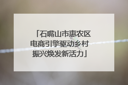 石嘴山市惠农区电商引擎驱动乡村振兴焕发新活力