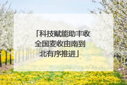 科技赋能助丰收 全国麦收由南到北有序推进