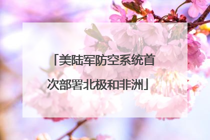 美陆军防空系统首次部署北极和非洲
