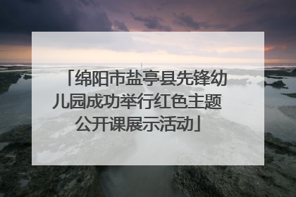 绵阳市盐亭县先锋幼儿园成功举行红色主题公开课展示活动