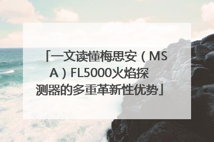 一文读懂梅思安（MSA）FL5000火焰探测器的多重革新性优势