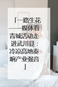 一路生花——媒体看青城活动走进武川县：冷凉高地奏响产业强音