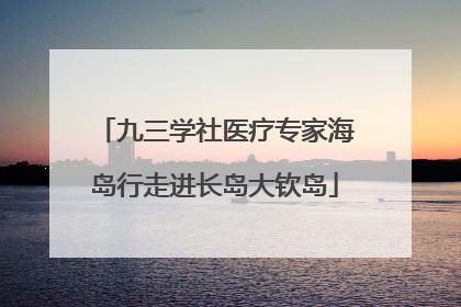 九三学社医疗专家海岛行走进长岛大钦岛