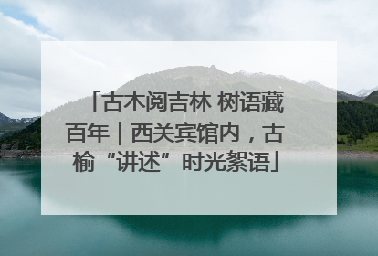古木阅吉林 树语藏百年｜西关宾馆内，古榆“讲述”时光絮语