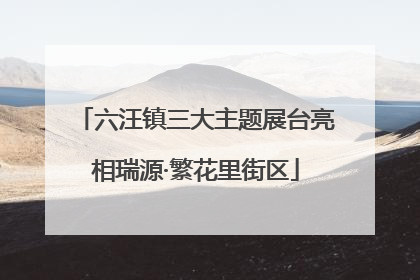六汪镇三大主题展台亮相瑞源·繁花里街区