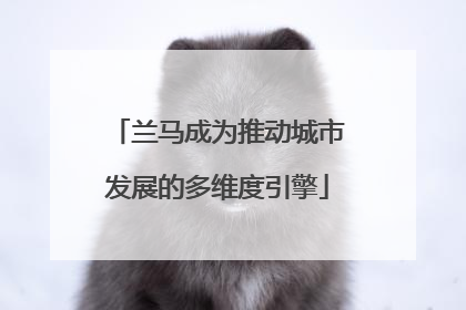 兰马成为推动城市发展的多维度引擎