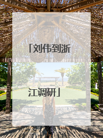 刘伟到浙江调研