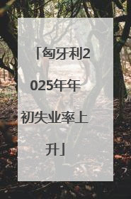 匈牙利2025年年初失业率上升