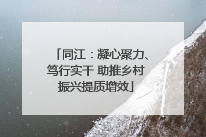 同江：凝心聚力、笃行实干 助推乡村振兴提质增效