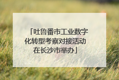 吐鲁番市工业数字化转型考察对接活动在长沙市举办