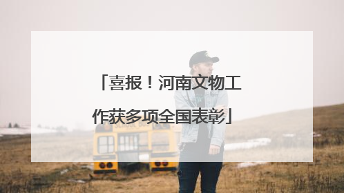 喜报！河南文物工作获多项全国表彰