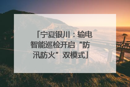 宁夏银川：输电智能巡检开启“防汛防火”双模式
