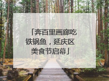 奔百里画廊吃铁锅鱼，延庆区美食节启幕