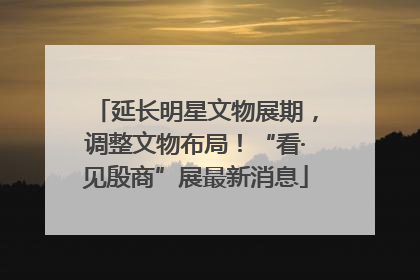 延长明星文物展期，调整文物布局！“看·见殷商”展最新消息