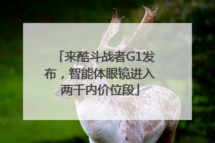来酷斗战者G1发布，智能体眼镜进入两千内价位段
