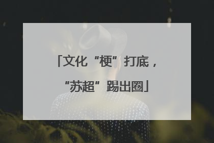 文化“梗”打底，“苏超”踢出圈