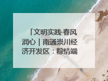 文明实践·春风润心｜南通崇川经济开发区：粽情端午，童趣传承