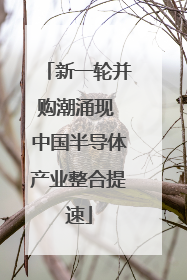 新一轮并购潮涌现 中国半导体产业整合提速