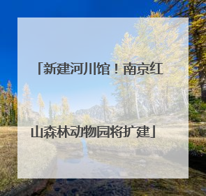新建河川馆！南京红山森林动物园将扩建