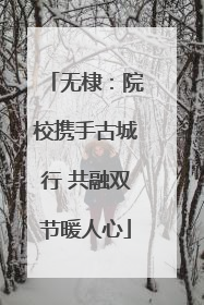 无棣：院校携手古城行 共融双节暖人心