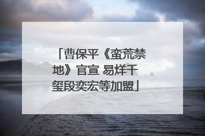 曹保平《蛮荒禁地》官宣 易烊千玺段奕宏等加盟