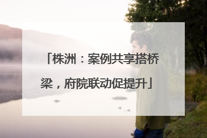 株洲：案例共享搭桥梁，府院联动促提升