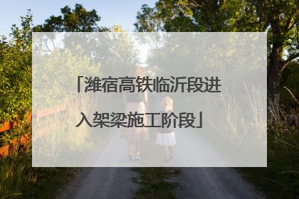 潍宿高铁临沂段进入架梁施工阶段