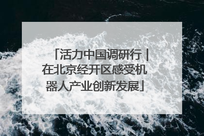 活力中国调研行｜在北京经开区感受机器人产业创新发展