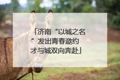 济南“以城之名”发出青春邀约 才与城双向奔赴