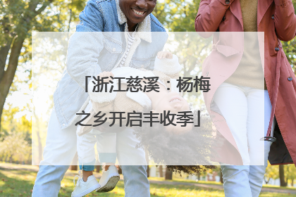 浙江慈溪：杨梅之乡开启丰收季
