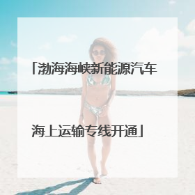 渤海海峡新能源汽车海上运输专线开通