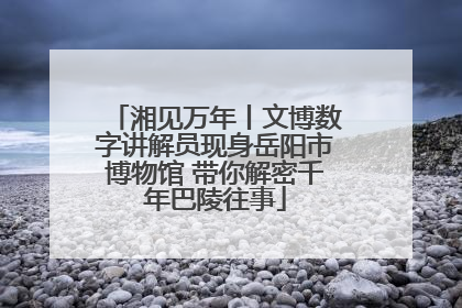湘见万年丨文博数字讲解员现身岳阳市博物馆 带你解密千年巴陵往事