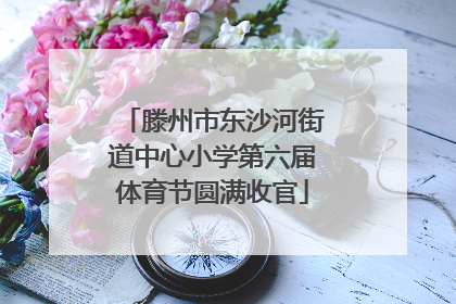 滕州市东沙河街道中心小学第六届体育节圆满收官