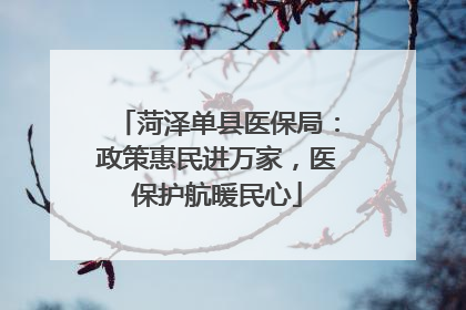菏泽单县医保局：政策惠民进万家，医保护航暖民心