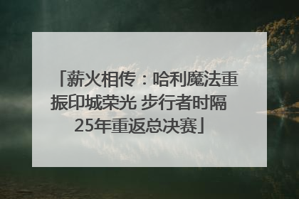 薪火相传：哈利魔法重振印城荣光 步行者时隔25年重返总决赛