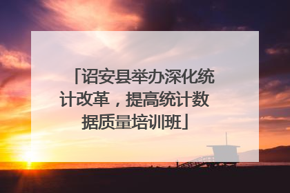 诏安县举办深化统计改革，提高统计数据质量培训班