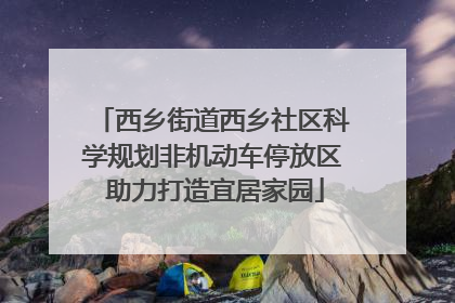 西乡街道西乡社区科学规划非机动车停放区 助力打造宜居家园