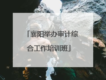 襄阳举办审计综合工作培训班