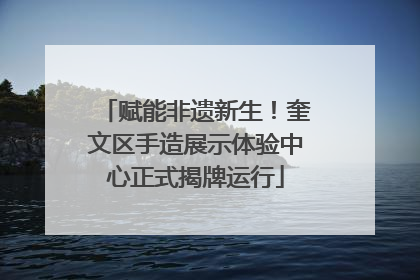 赋能非遗新生！奎文区手造展示体验中心正式揭牌运行