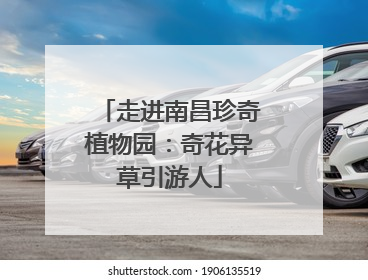 走进南昌珍奇植物园：奇花异草引游人