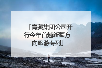 青藏集团公司开行今年首趟新疆方向旅游专列