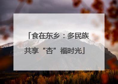食在东乡：多民族共享“杏”福时光