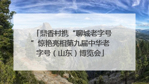 鼎香村携“聊城老字号”惊艳亮相第九届中华老字号（山东）博览会